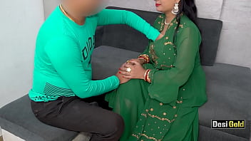 Amateur boss enjoys private party with busty Indian woman and her shaved pussy