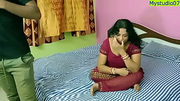 Indian busty housewife encounters young man with small member, expressing dissatisfaction