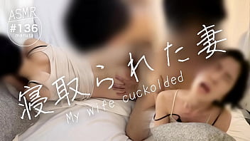 Amateur Japanese couple explores cuckoldry and jealousy in dirty sex scene